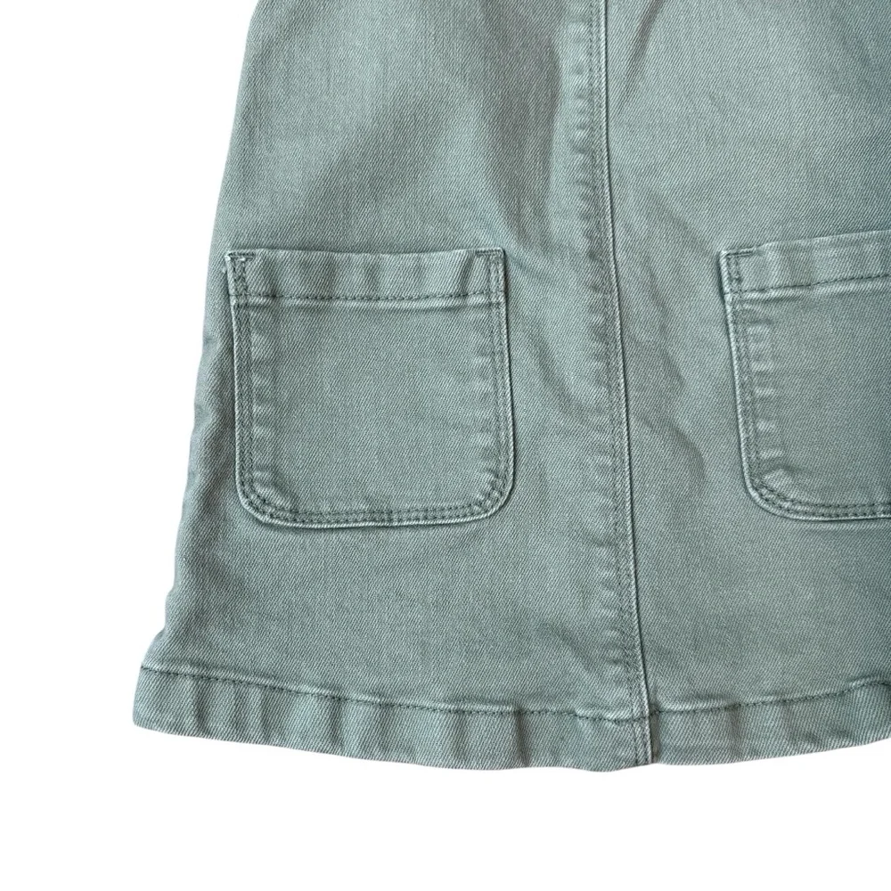 Old Navy Kids green Denim dress jumper,‎ size 2T